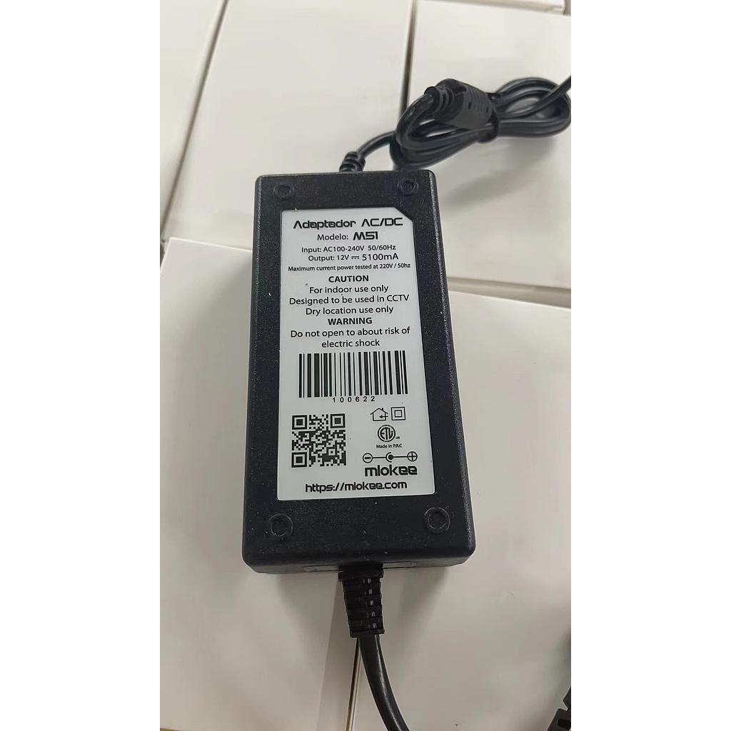 MIOKEE POWER ADAPTER 12V 5100mA M51