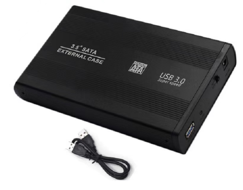 EXTERNAL CASE 3.5 INCH HDD USB 3.0 BLACK