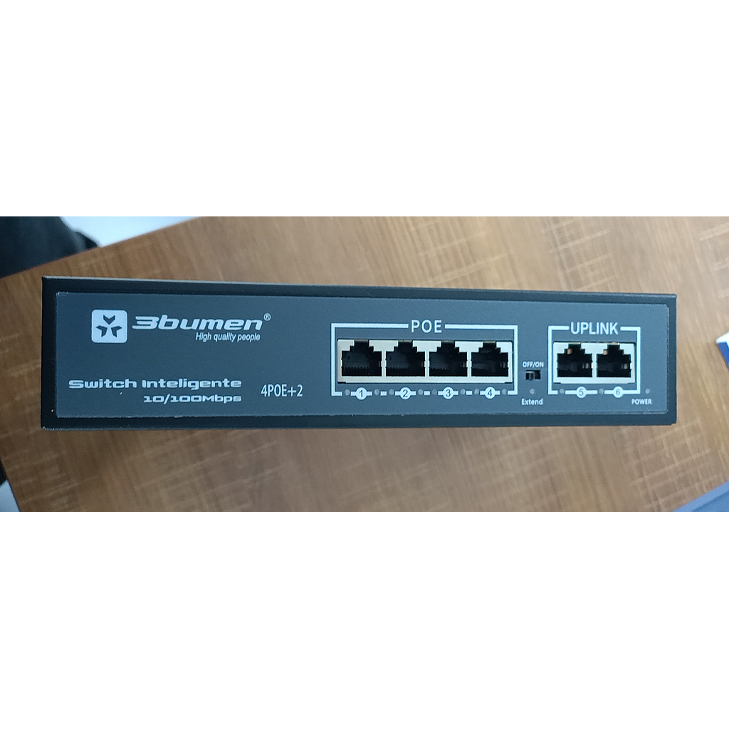 3BUMEN SWITCH INTELIGENTE 4POE+2