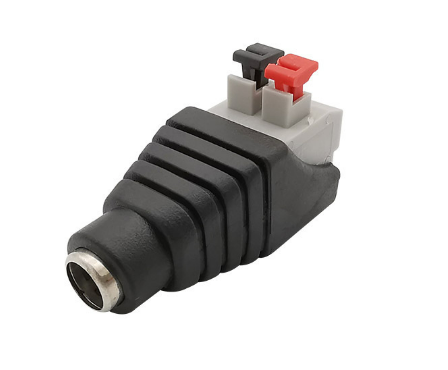 CCTV FEMALE CONNECTOR GREY