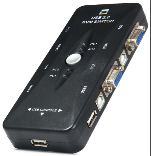 4 PORTS USB KVM SWITCH model KVM 41UA