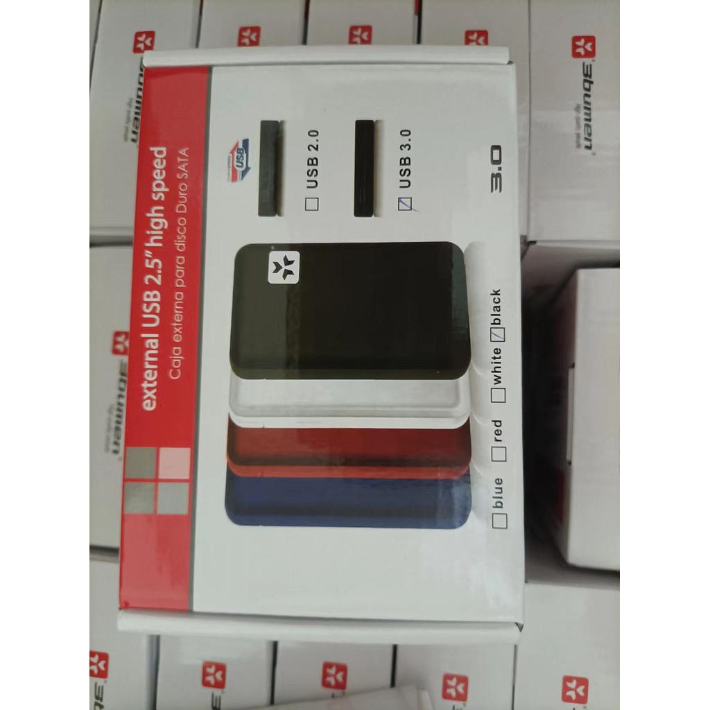 3BUMEN CAJA EXTERNA PARA DISCO DURO SATA 2.5 USB 3.0 BLACK
